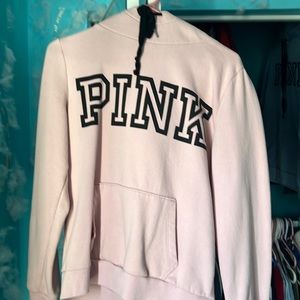 pink & black PINK hoodie.